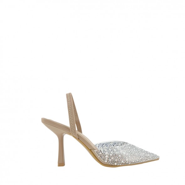 Zapato De Tacón Fino Transparente